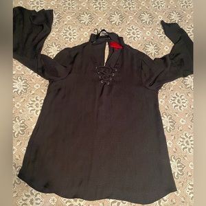 Choker neck top/blouse